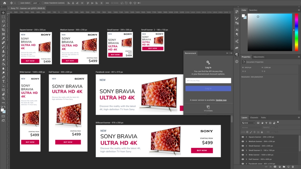 Bannersnack For Photoshop